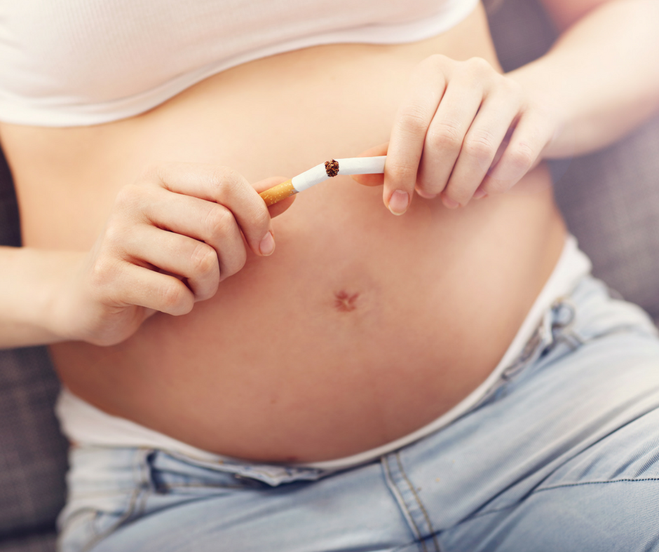 Tabaco, embarazo y niños pequeños
