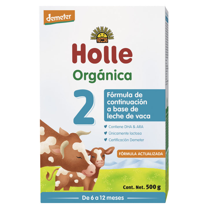 Fórmula de continuación etapa 2 orgánica de vaca (De 6 a 12 meses) Holle - Biobebé