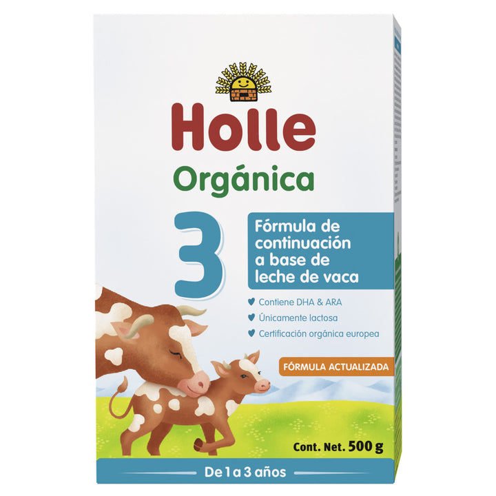 Fórmula de continuación etapa 3 orgánica de vaca (De 1 a 3 años) Holle - Biobebé