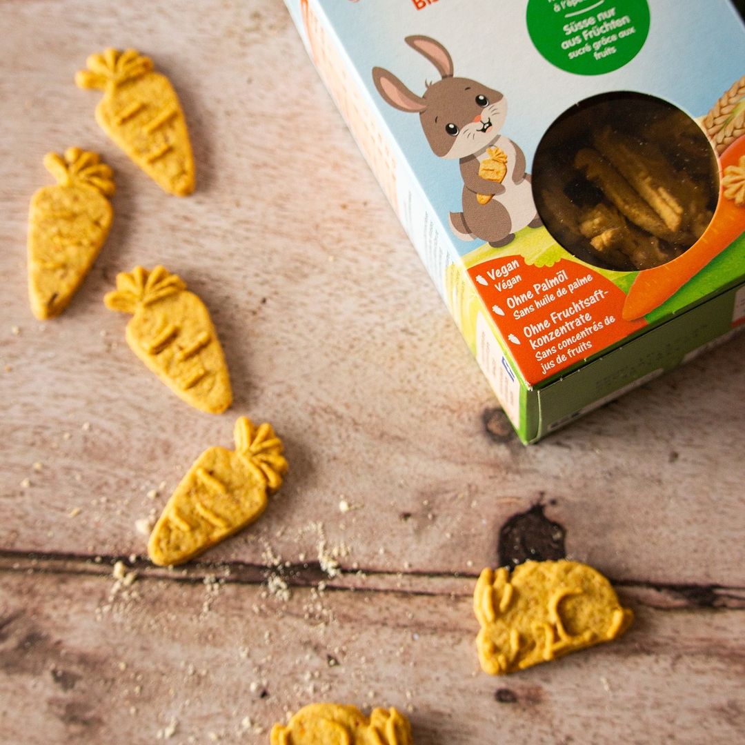 Galleta orgánica de espelta con zanahoria y dátiles para bebé Holle Baby Food - Biobebé