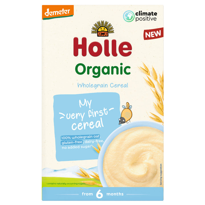 Cereal orgánico de avena sin gluten para bebé Holle Baby Food - Biobebé