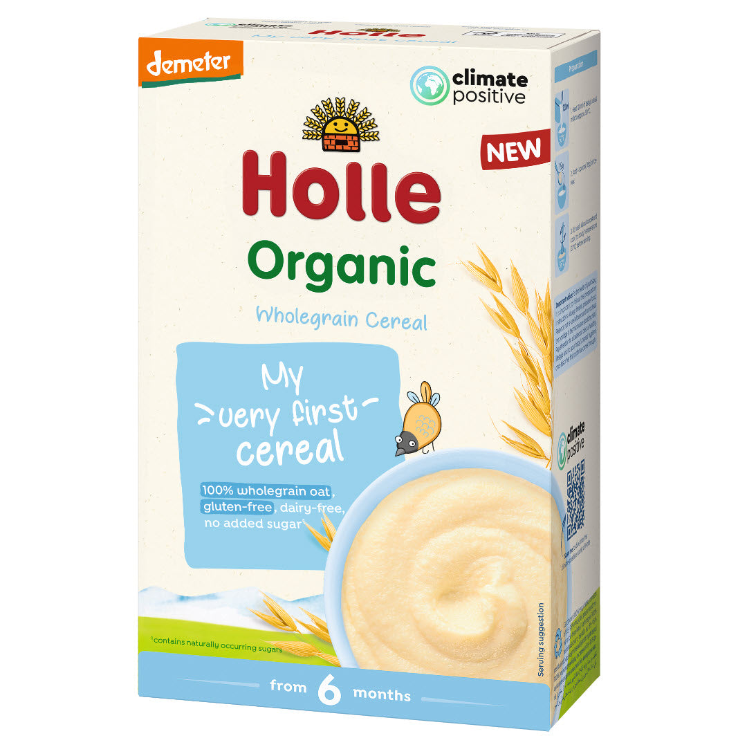 Cereal orgánico de avena sin gluten para bebé Holle Baby Food - Biobebé