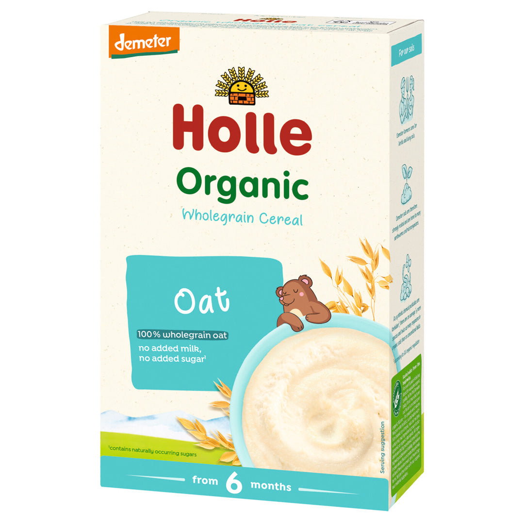 Cereal orgánico de avena para bebé Holle Baby Food - Biobebé