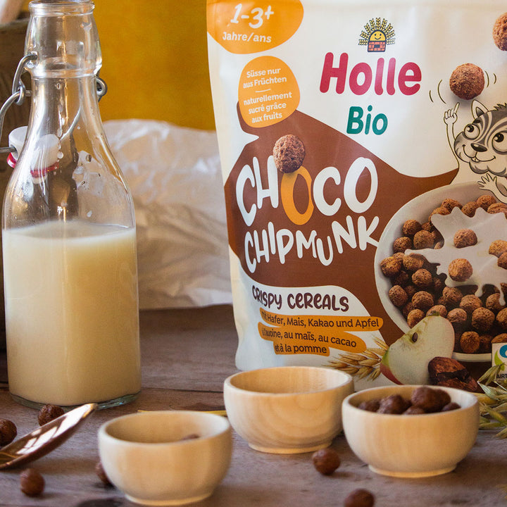 Cereal crujiente orgánico con cacao para bebé Holle Baby Food