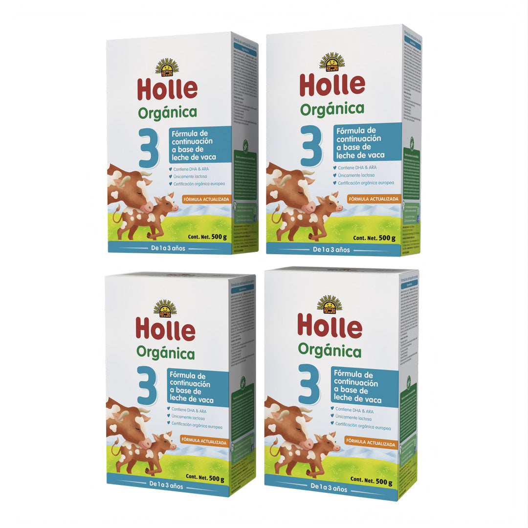 Fórmula Infantil Holle Etapa 3 - 4 Pack - Envío Gratis - Orgánica – 1 a 3 Años – 2.0 kg